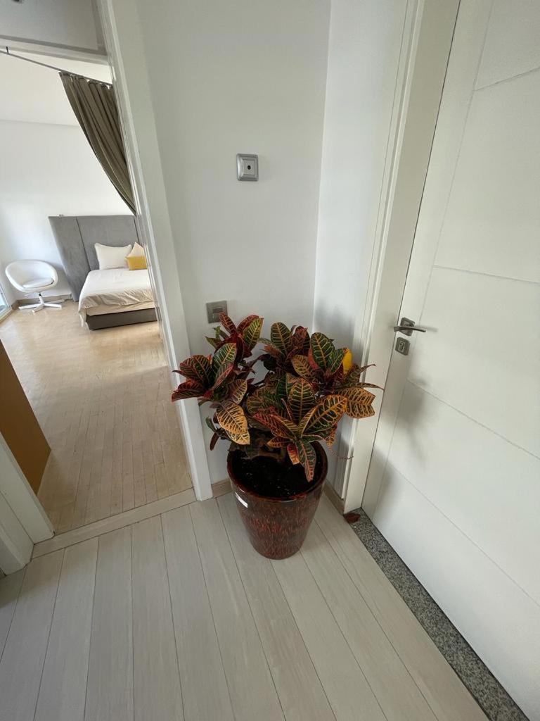 Central, Terrasse, Confortable - Bleue Residence Casablanca Eksteriør billede