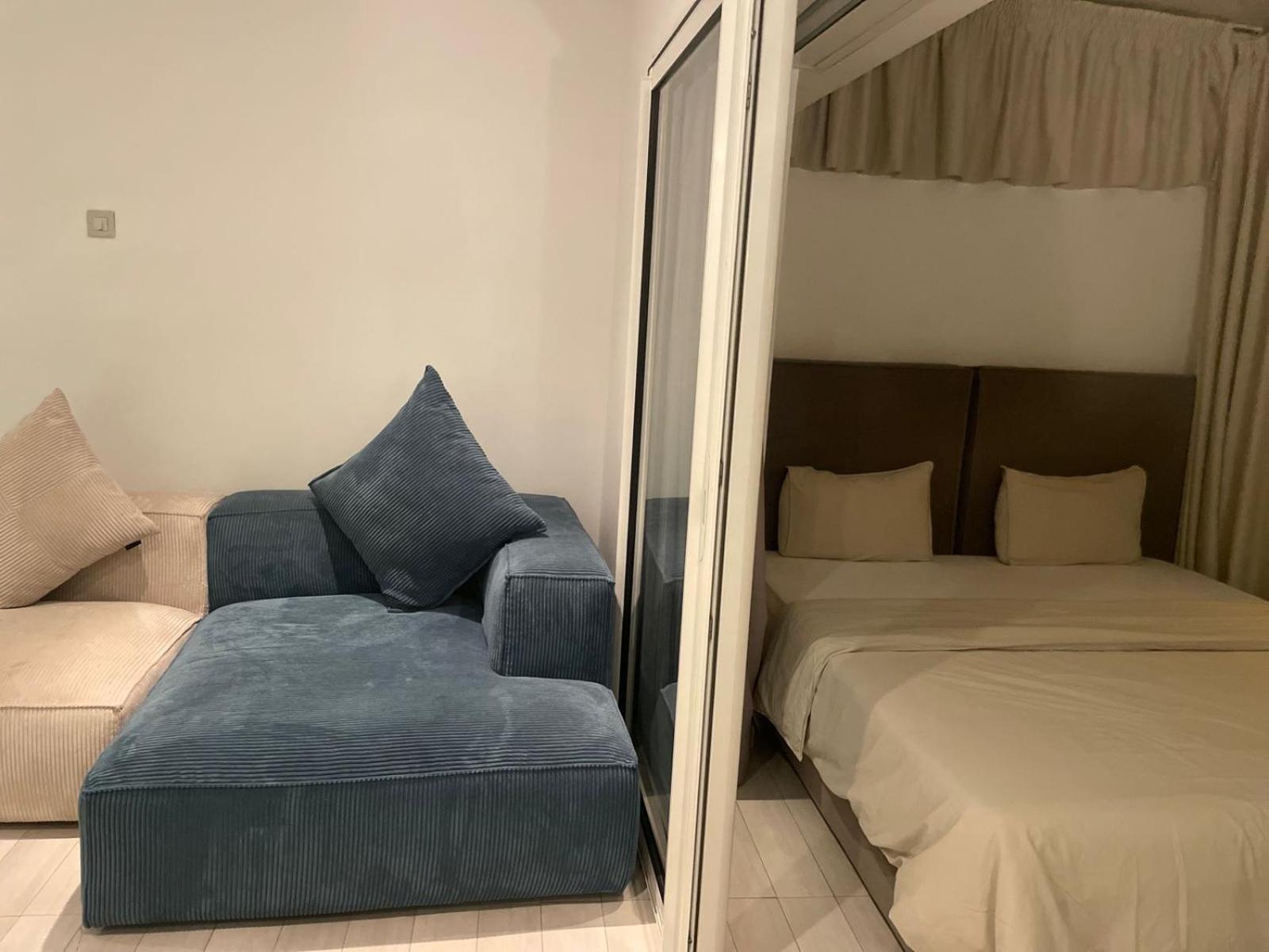 Central, Terrasse, Confortable - Bleue Residence Casablanca Eksteriør billede